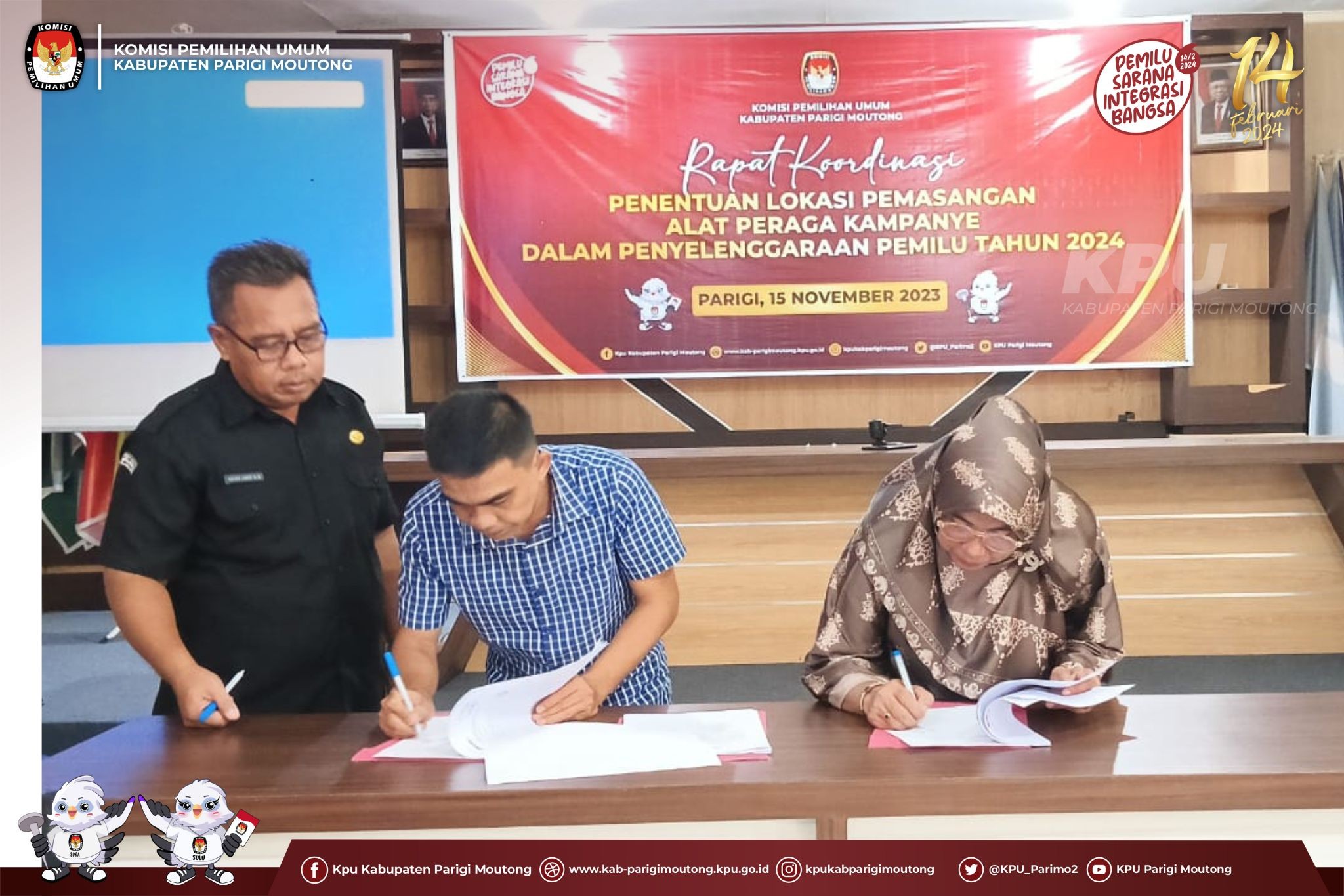 Penandatangan BA